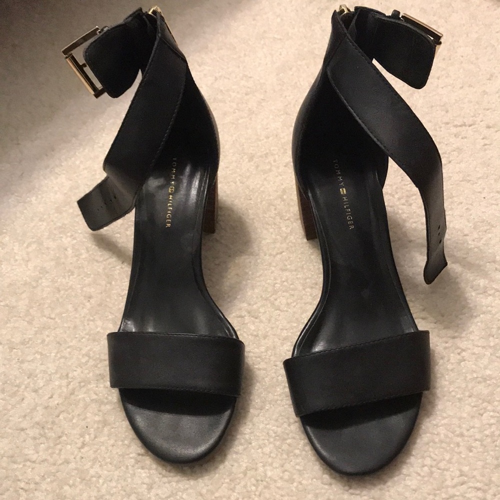 Black Tommy Hilfiger Heels